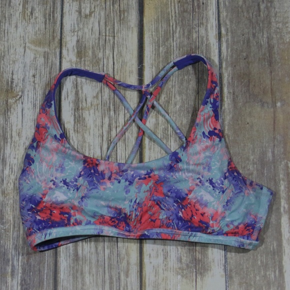 Ivivva Other - Ivivva Lululemon Sports Bra Strappy Back Geometric